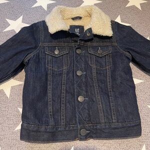 Baby Gap Sherpa Lined Jean Jacket - Size 3T